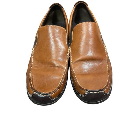 Cole Haan Mens Tucker Venetian Slip-On Loafers Leather Tan Brown Size 9.5 M main image 5